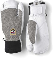 Hestra Army Leather Patrol - 3 Finger - Light Grey - Handshuhe