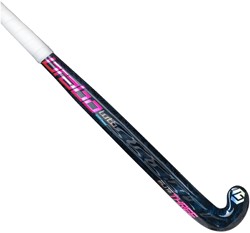Brabo Elite 3 WTB Forged Carbon Low Bow - Navy/Pink - Senior Hockey Stick