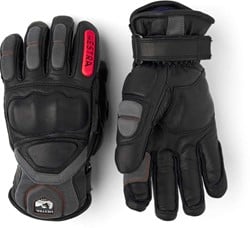 Hestra Impact Racing Sr. - 5 Finger - Black/Flame Red - Handschuhe