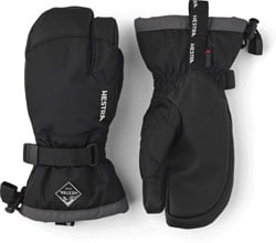 Hestra Gauntlet CZone Jr. - 3 Finger - Schwarz/Graphite - Handschuhe Junior
