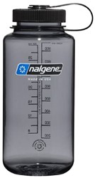 Nalgene Wide-Mouth - 1000 ml - Gray/Black Cap