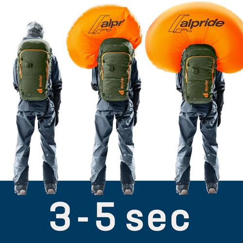 Deuter Alproof Tour 38+5 - Khaki/Black