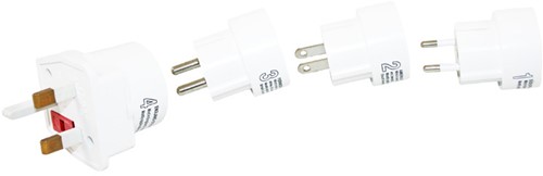 Haba Wereld-adapter set van 4 stekkers