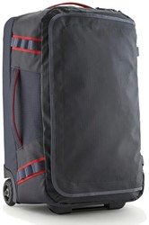 Patagonia Black Hole Wheeled Duffel 40L - Smolder Blue w/Amanita Red