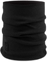 Buff Merino Heavyweight - Solid Black - Halswarmer