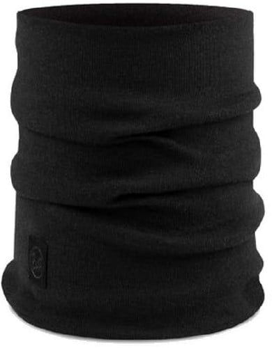 Buff Merino Heavyweight - Solid Black - Halswarmer