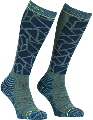 Ortovox Ski Tour Comp Long Socks M - Deep Ocean - 42-44