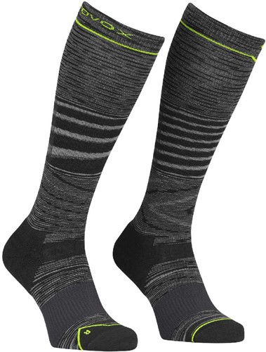 Ortovox Ski Tour Lt Comp Long Socks M - Black Steel Blend - 39-41