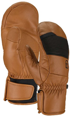 Ortovox Full Leather Mitten M - Bristle Brown - M