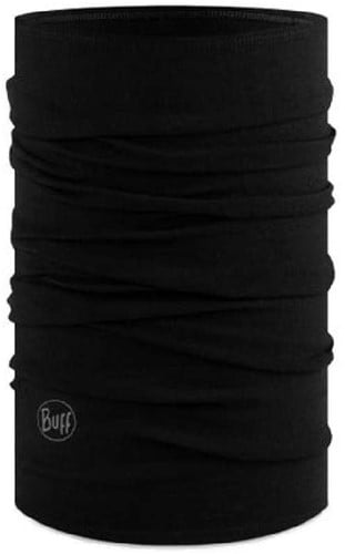 Buff Merino Midweight - Solid Black - Halswarmer