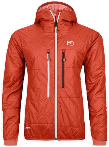 Ortovox Swisswool Piz Boe Jacket W - Sunset Orange - S
