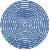 Bo-Camp Tableware - Mix & Match - 16 Pieces - Blue/White