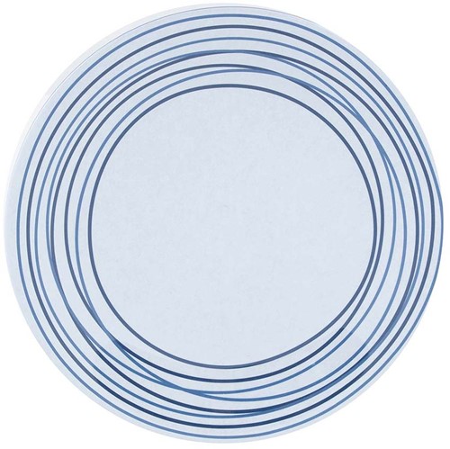 Bo-Camp Tableware - Mix & Match - 16 Pieces - Blue/White