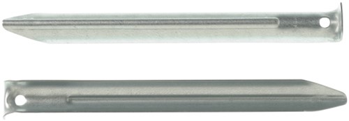 Campking Tentpeg Halfround Steel 30x1.8x0.1cm 10pcs