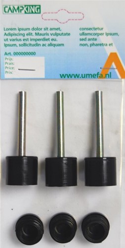 Campking Polepoint/Polefoot 25mm 3pcs