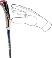 Leki Smart Flash - Light Anthracite/Midnight Blue