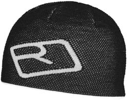 Ortovox Merino Logo Knit Beanie - Black Raven