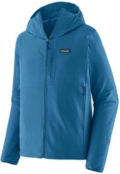 Patagonia R1 TechFace Hoody - Aquatic Blue - Men's Softshell Jacket