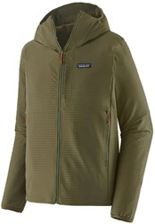 Patagonia R1 TechFace Hoody - Basin Green - Men's Softshell Jacket