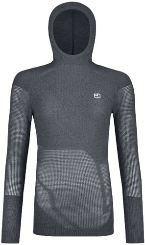 Ortovox Merino Thermovent Hoody W - Dark Grey Blend - L