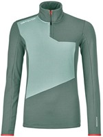 Ortovox Fleece Light Zip Neck W - Arctic Grey - S