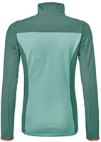 Ortovox Fleece Light Zip Neck W - Arctic Grey