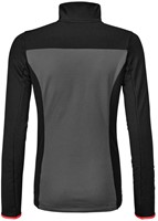 Ortovox Fleece Light Zip Neck W - Black Raven