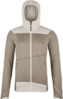 Ortovox Fleece Light Hoody W - Grey Sand - L