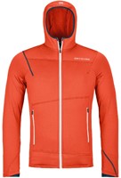 Ortovox Fleece Light Hoody M - Hot Orange - XL