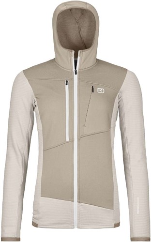 Ortovox Fleece Grid Hoody W - White Chalk - XL