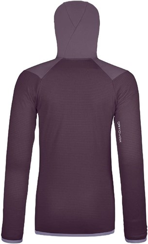 Ortovox Fleece Grid Hoody W - Dark Wild Berry