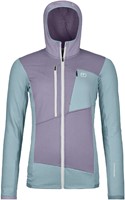Ortovox Fleece Grid Hoody W - Glacier Grey - M