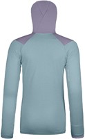Ortovox Fleece Grid Hoody W - Glacier Grey