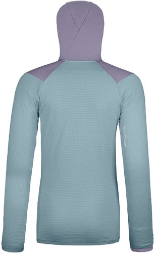 Ortovox Fleece Grid Hoody W - Glacier Grey