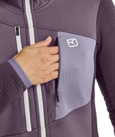 Ortovox Fleece Grid Hoody W - Dark Wild Berry