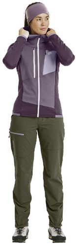 Ortovox Fleece Grid Hoody W - Dark Wild Berry
