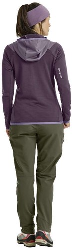Ortovox Fleece Grid Hoody W - Dark Wild Berry