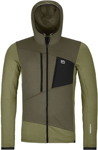 Ortovox Fleece Grid Hoody M - Wild Herbs - M