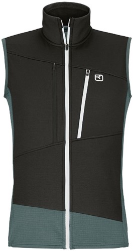 Ortovox Fleece Grid Vest M - Dark Arctic Grey - S