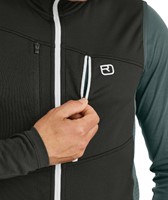 Ortovox Fleece Grid Vest M - Dark Arctic Grey