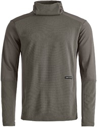 Ortovox Fleece Cord Hoodie - Dark Grey Brown - Men's Fleece Sweater