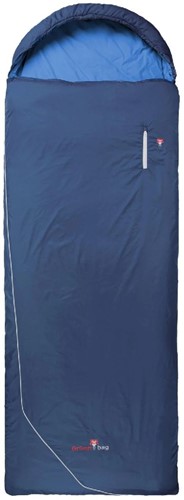 Gruezi Wolle Camp Cotton Comfort - Night Blue - Links - Schlafsack