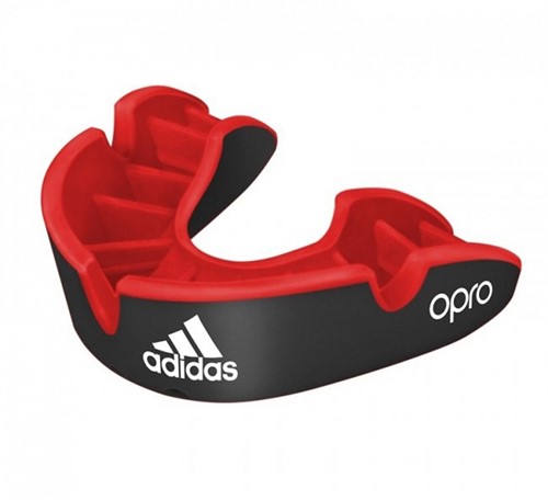 Adidas Opro Self-Fit Gen4 Silver - Junior - Schwarz