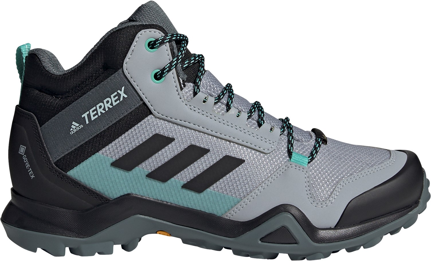 women's terrex ax3 shoes grey black & mint