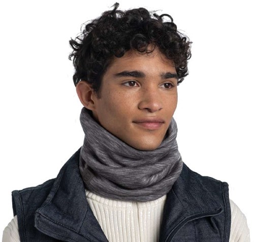 Buff Merino Heavyweight - Multistripes Fog Grey