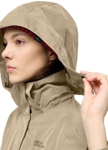 Jack Wolfskin Baylight 3-in-1 Coat W - Anis