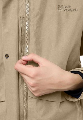 Jack Wolfskin Baylight 3-in-1 Coat W - Anis