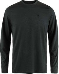 Fjällräven Abisko Day Hike Long Sleeve - Schwarz - Longsleeve Herren