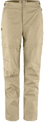 Fjällräven Abisko Hike Zip-off Trousers - Fossil - Damenhosen