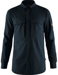 Fjallraven Abisko Trekking Shirt - Dark Navy - Herrenshirt